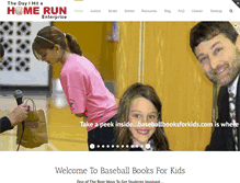 Tablet Screenshot of baseballbooksforkids.com